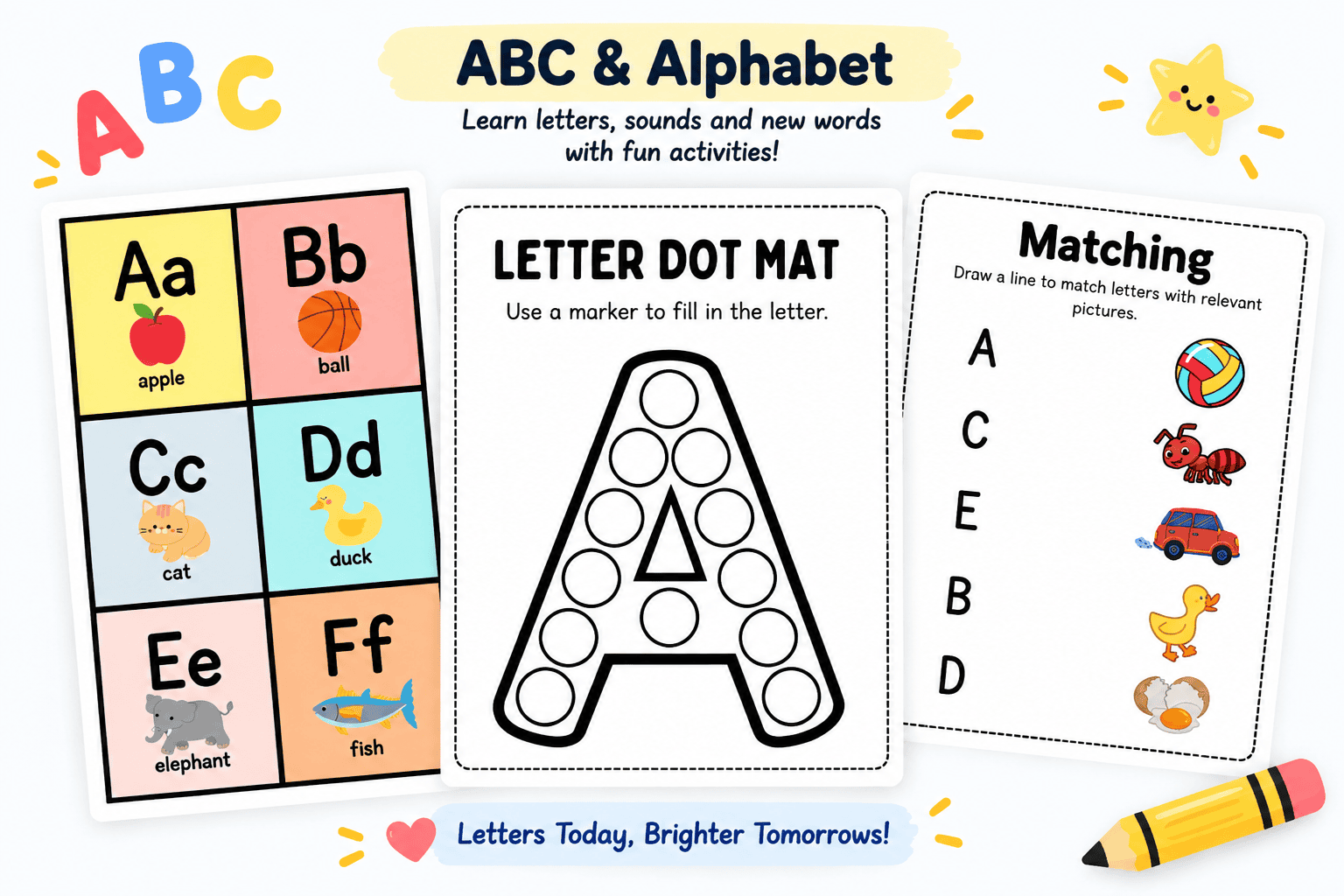 ABC and alphabet activities