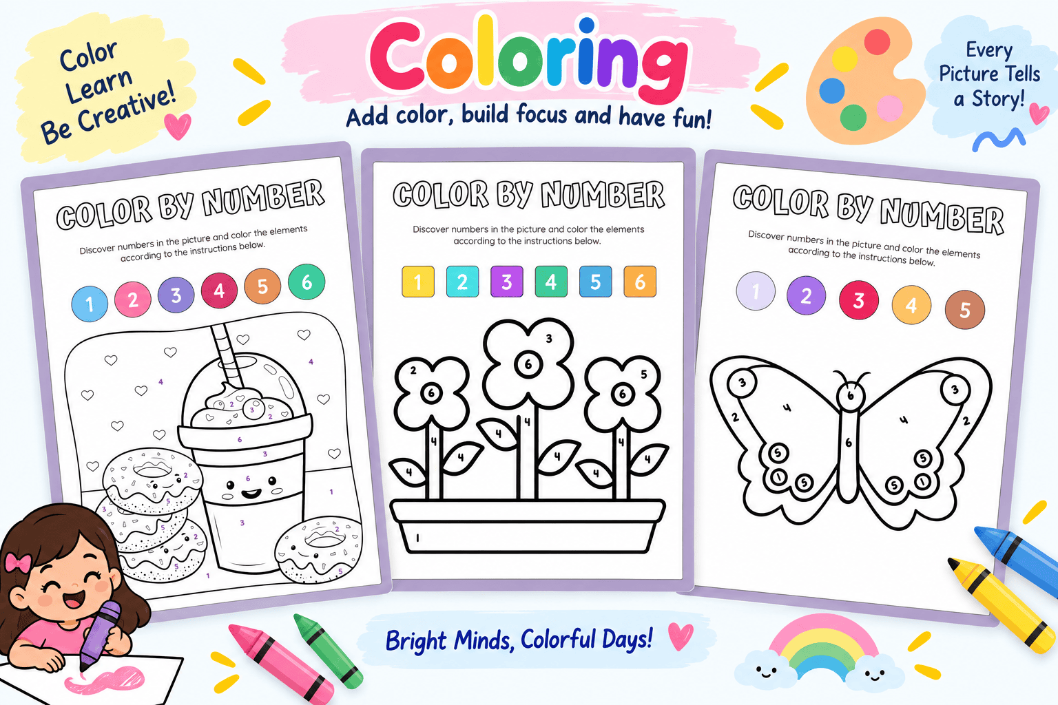 Kids coloring activities